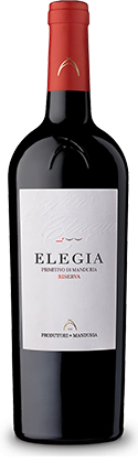 Wino wytrawne czerwone Elegia Primitivo di Manduria DOP Riserva