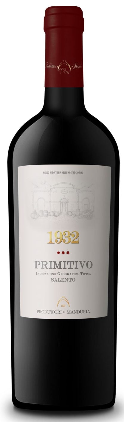 Wino wytrawne czerwone 1932 Salento IGT Primitivo