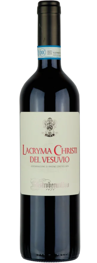 Wino wytrwane czerwone Lacryma Christi del Vesuvio DOC Rosso
