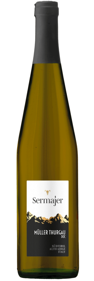 Wino białe wytrawne Sermajer Muller Thurgau DOC Alto Adige