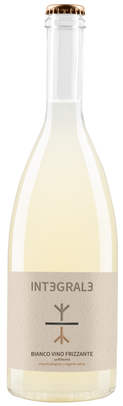 Wino wegańskie naturalne wytrawne białe musujące Bianco Frizzante BIO Pét-Nat Unfiltered
