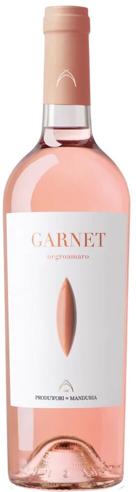 Wino wytrawne różowe Garnet Salento IGT Negroamaro Rosato