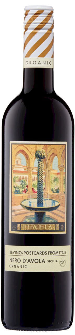 Wino czerwone eko REVINO: Postcards from Italy (Monreale) Nero d’Avola DOC Sicilia Organic