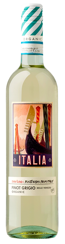 Wino białe eko REVINO: Postcards from Italy (Venezia) Pinot Grigio DOC delle Venezie Organic