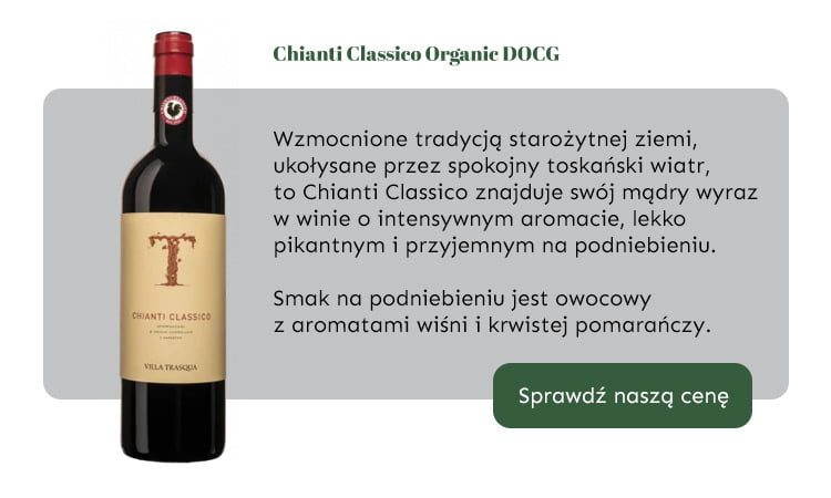 Produkt Chianti Classico Organic DOCG - wino do sushi