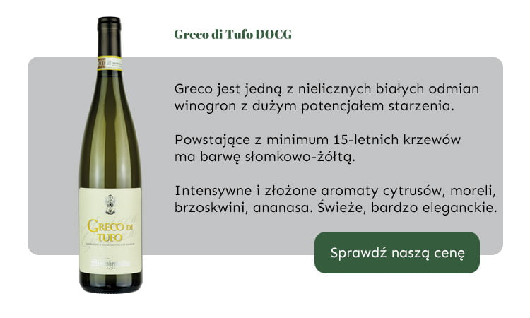 Produkt Greco di Tufo DOCG - wino do sushi