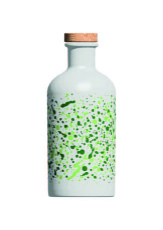 Oliwa z oliwek Extra Virgin w butelce artystycznej 500 ml - zielony