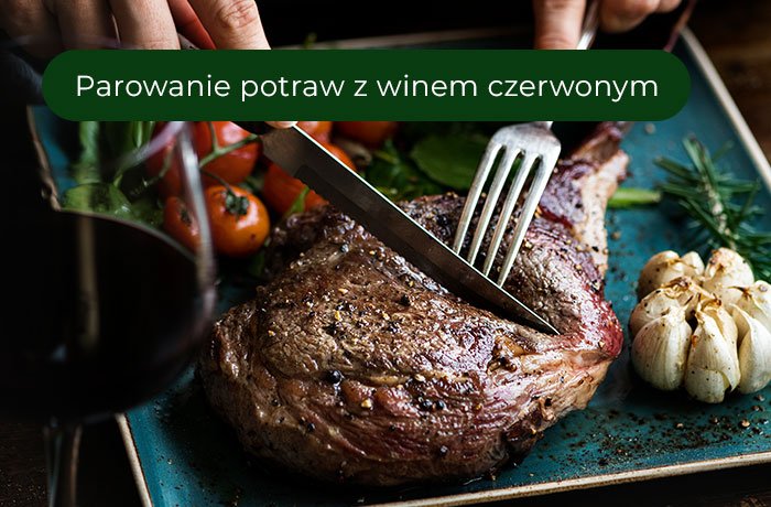 Parowanie potraw z czerwonym winem bezalkoholowym - steki