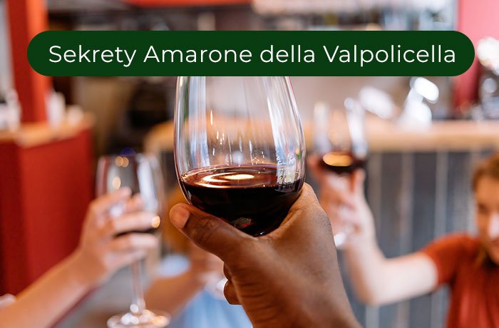 Amarone della Valpolicella - toast czerwonym winem szczepu Corvinone