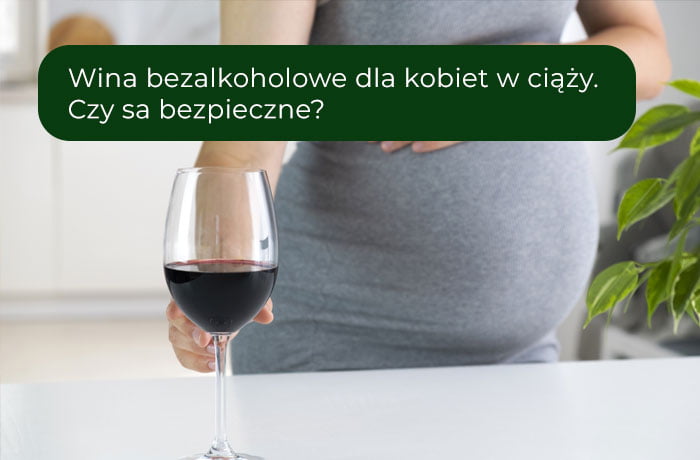 Kobieta w ciąży pijąca wino bezalkoholowe. Bezpieczny i zdrowy sposób na delektowanie się smakiem wina podczas ciąży