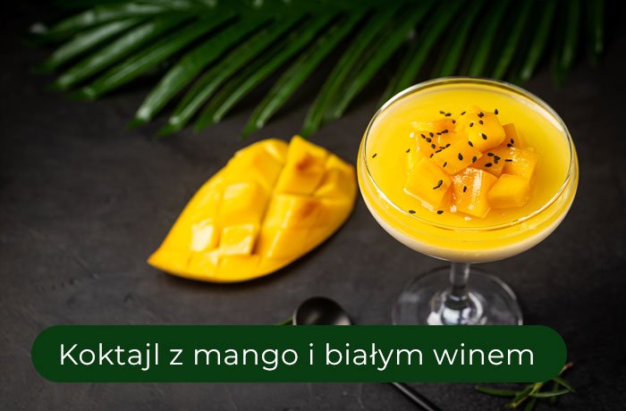 Koktajl mango z białym winem