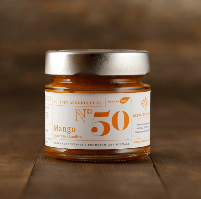 Chutney n50 mango, peperone e basilico 150g