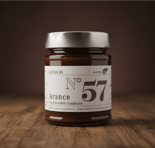 crema n57 arancia e cioccolato fondente 220g