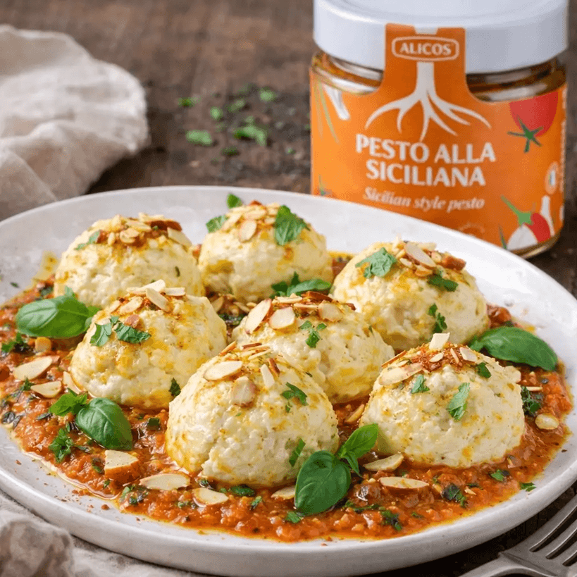 pesto alla siciliana danie